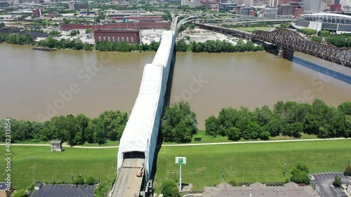 Brent Spence Bridge Over Ohio River in Cincinnati Painting and Maintenance