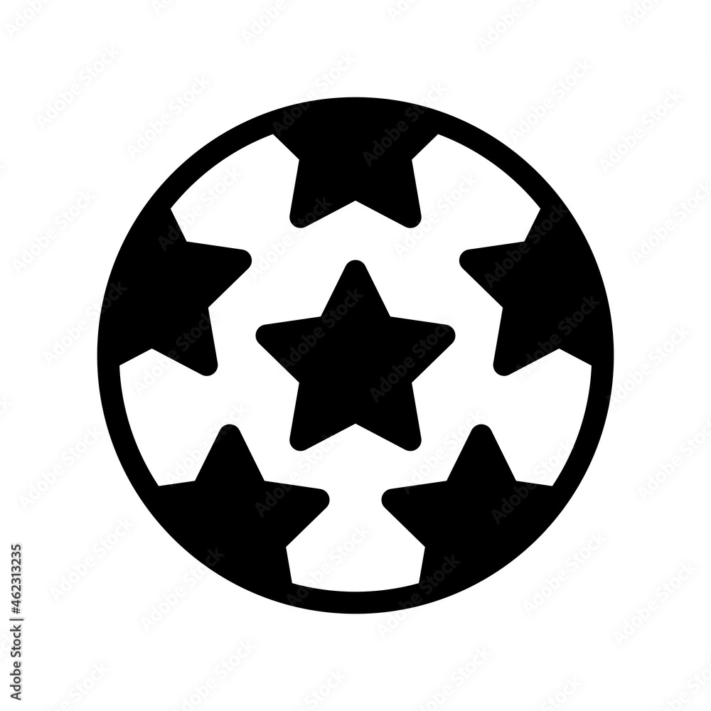 Football icon vector with simple and trendy design Football icon vector with simple and trendy design