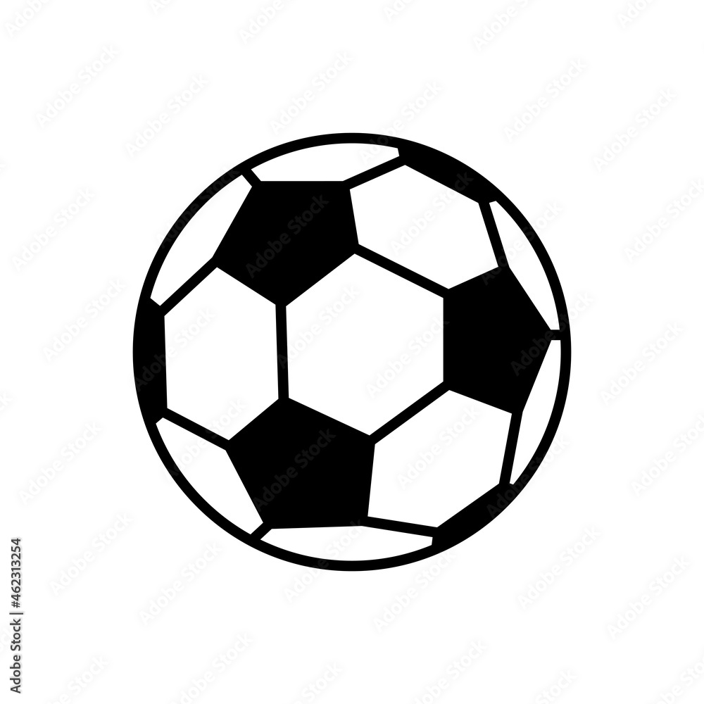 Football icon vector with simple and trendy design Football icon vector with simple and trendy design