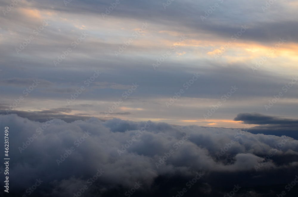 clouds in the sky