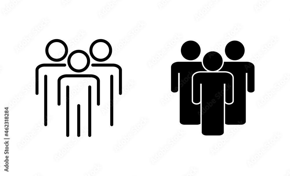 people icons set. person sign and symbol. User Icon vector people icons set. person sign and symbol. User Icon vector