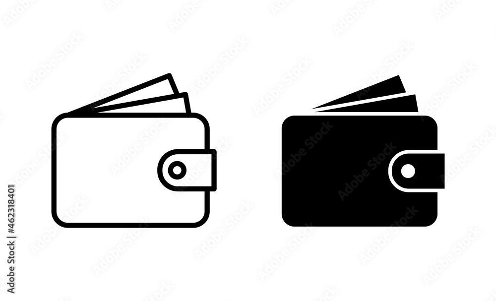 Wallet icons set. wallet sign and symbol Wallet icons set. wallet sign and symbol