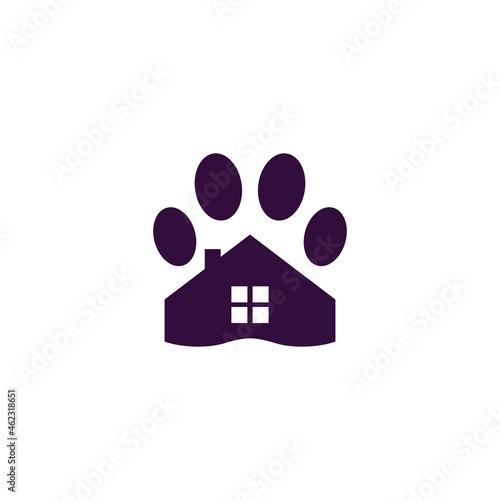 Pet shop logo template design vector. Pet shop icon logo 