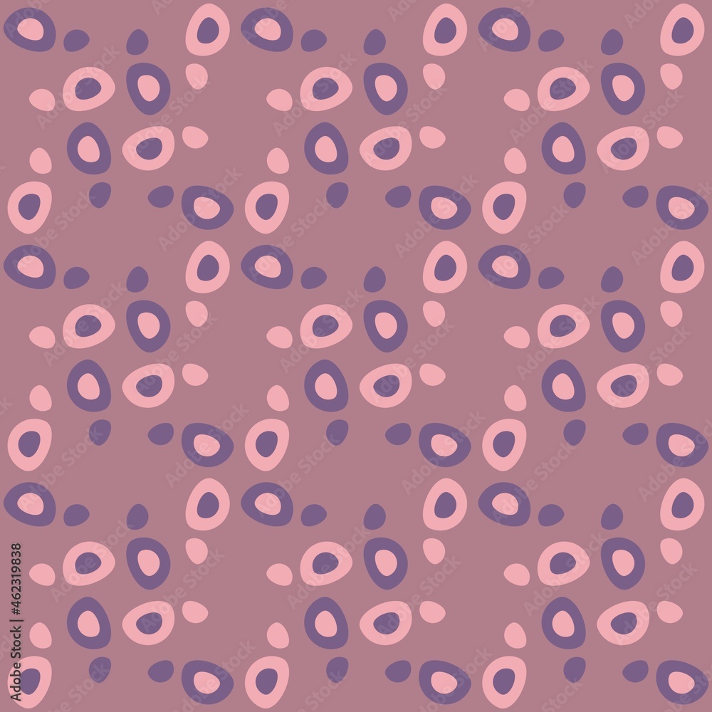 Rounded abstract seamless pattern - accent for any surfaces. Rounded abstract seamless pattern - accent for any surfaces.
