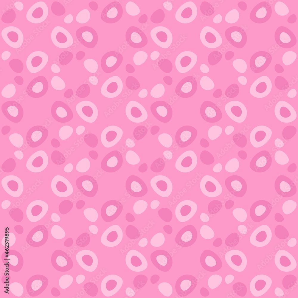 Rounded abstract seamless pattern - accent for any surfaces. Rounded abstract seamless pattern - accent for any surfaces.