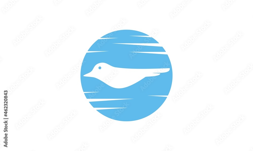 icon logo flying bird icon logo flying bird