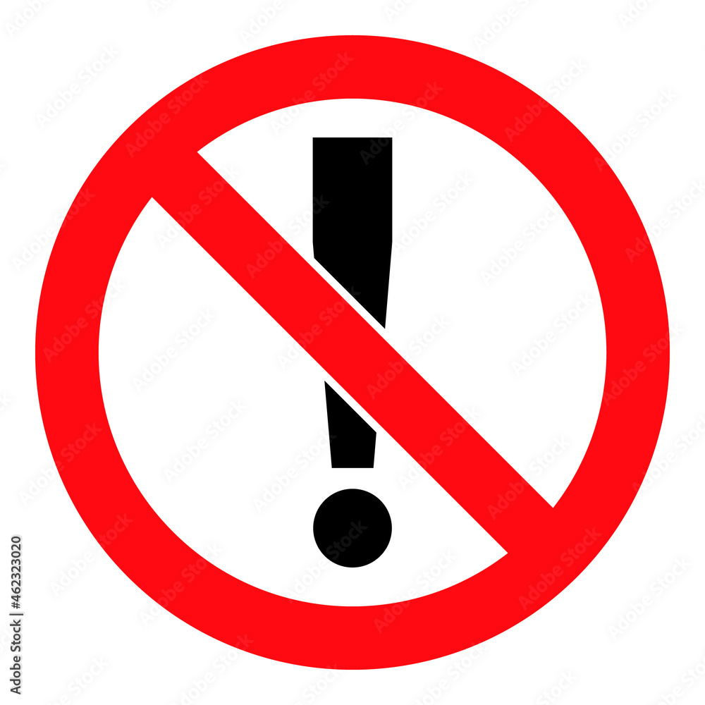 No danger vector icon. A flat illustration design used for no danger icon, on a white background. No danger vector icon. A flat illustration design used for no danger icon, on a white background.