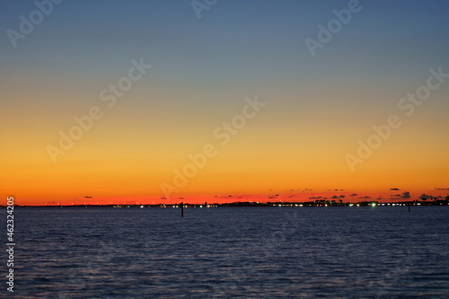 Florida Tampa bay sun set landscape  © Feng