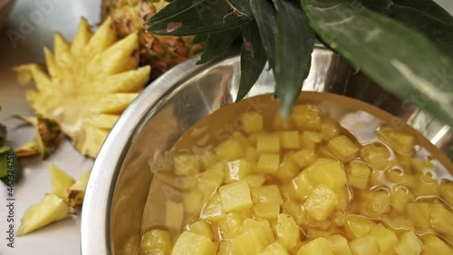 Piña y colada morada