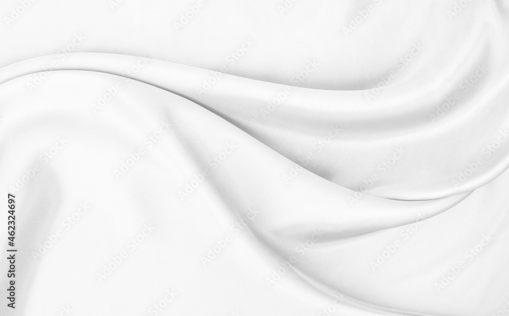 Obraz premium White gray satin texture that is white silver fabric silk background with beautiful soft blur pattern natural.