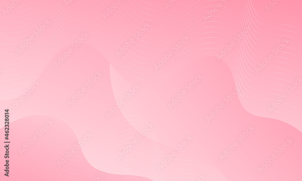 Obraz premium Abstract pink geometric background. Modern background design. gradient color. Fluid shapes composition. Fit for presentation design. website, basis for banners, wallpapers, brochure, posters