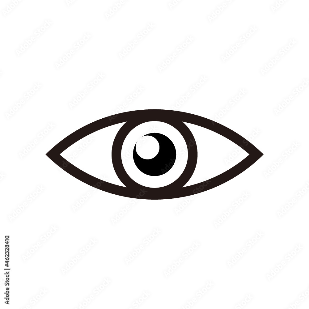 A simple illustration of eyes. A simple illustration of eyes.
