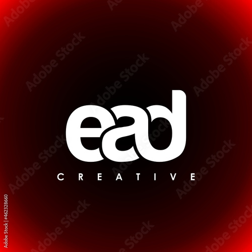 EAD Letter Initial Logo Design Template Vector Illustration
