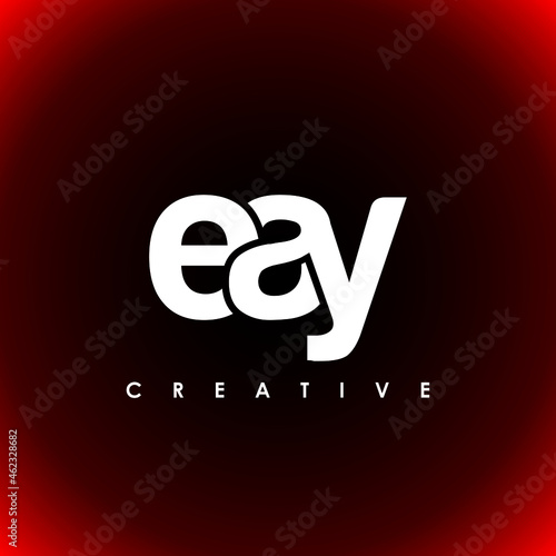 EAY Letter Initial Logo Design Template Vector Illustration photo