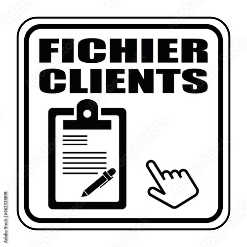 Logo fichier clients.