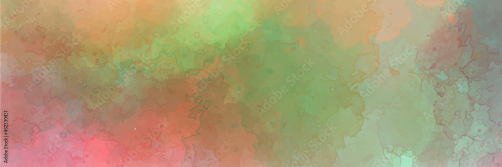 Abstract watercolor background. Design in a watercolor style. Web design. Can be used as a header or banner on your website