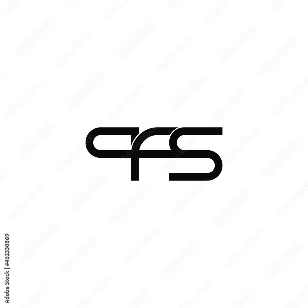 pfs initial letter monogram logo design pfs initial letter monogram logo design