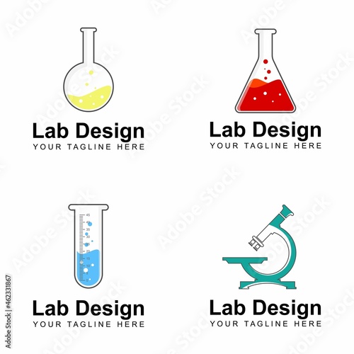 equipment or tool used in laboratories image graphic icon logo design abstract concept vector stock. Can be used as a symbol related to research or chemistry