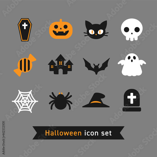 ハロウィンアイコンセット