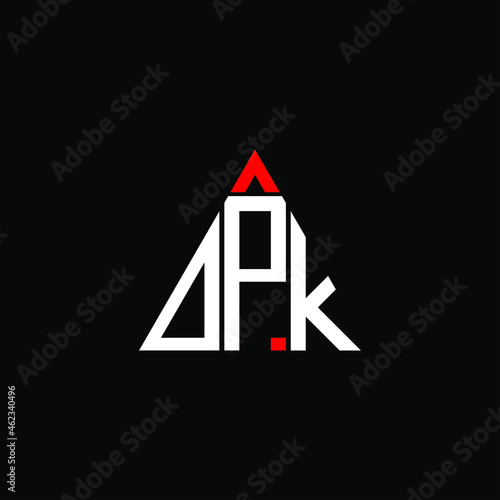 DPK letter logo creative design. DPK unique design, OPK letter logo creative design. OPK unique design

 photo