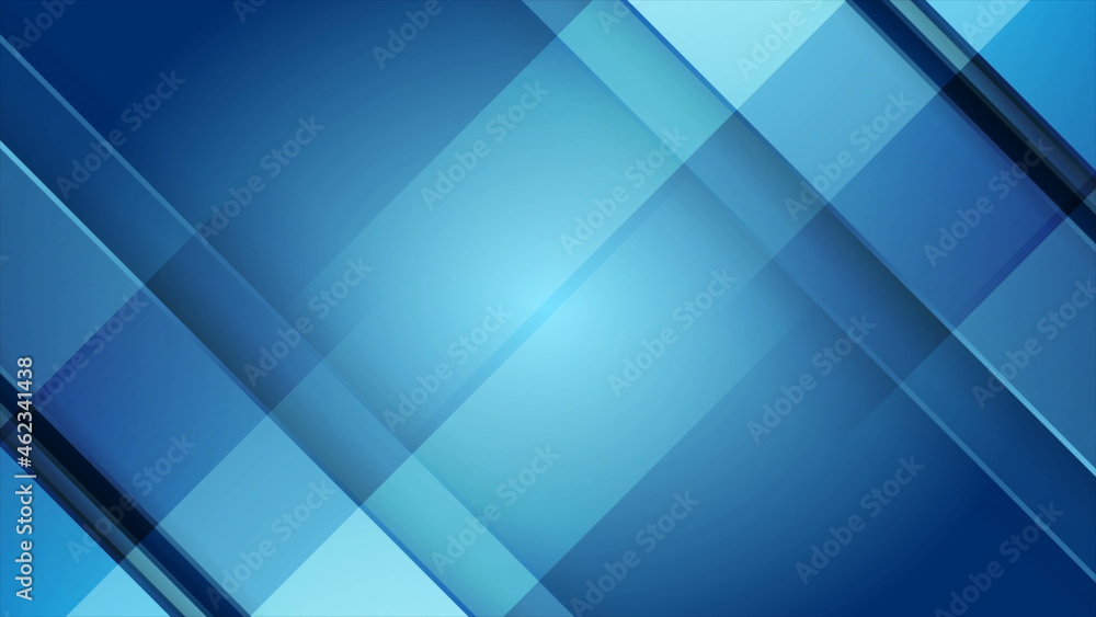Bright blue tech geometric abstract minimal background Bright blue tech geometric abstract minimal background