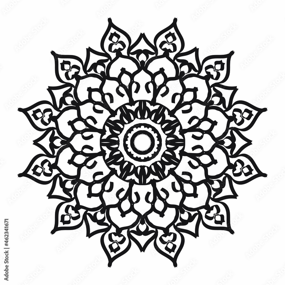 Vector round abstract circle. Mandala style. Vector round abstract circle. Mandala style.