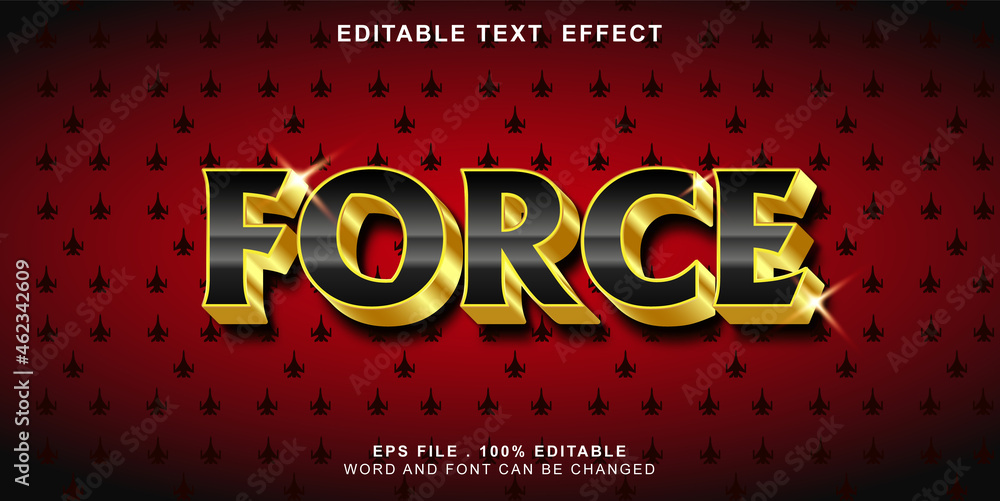 text-effect-editable-force