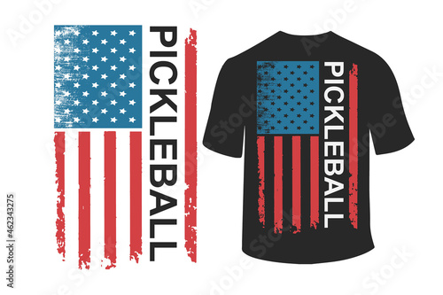 Pickleball Back Side T Shirt Design