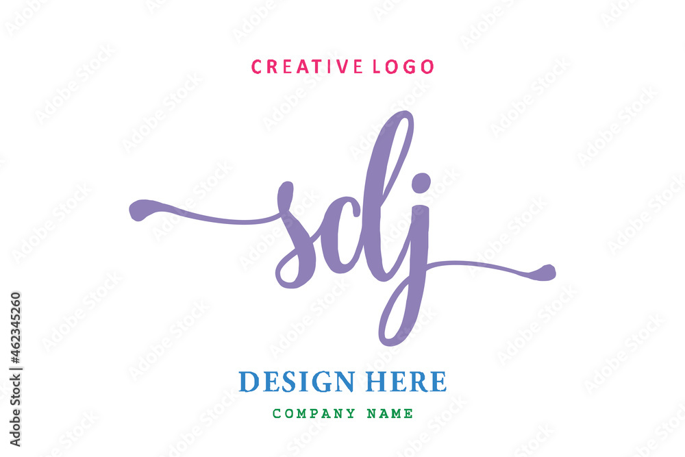 SDJ lettering logo is simple, easy to understand and authoritative SDJ lettering logo is simple, easy to understand and authoritative