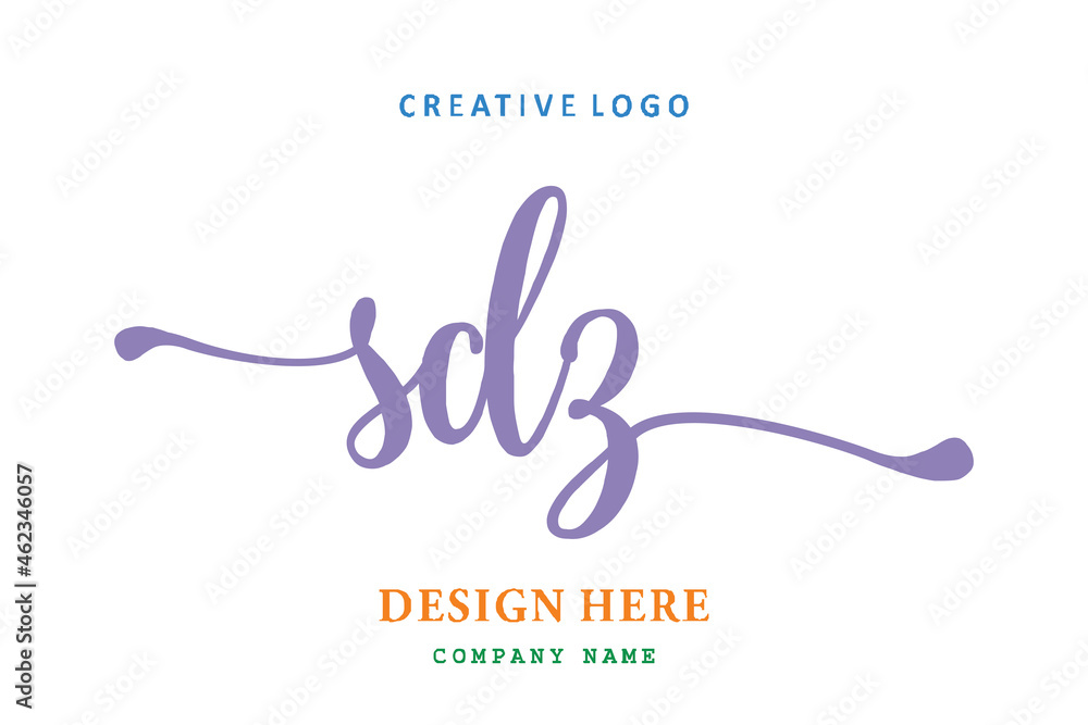 SDZ lettering logo is simple, easy to understand and authoritative SDZ lettering logo is simple, easy to understand and authoritative