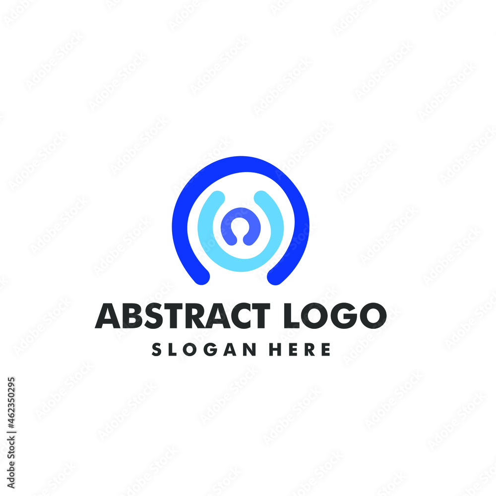 abstract people for familly, parenting or charity logo design 