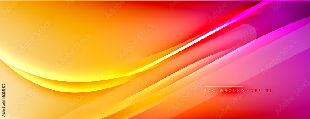 Abstract background - lines composition created with lights and shadows. Technology or business digital template. Trendy simple fluid color gradient abstract background with dynamic Abstract background - lines composition created with lights and shadows. Technology or business digital template. Trendy simple fluid color gradient abstract background with dynamic