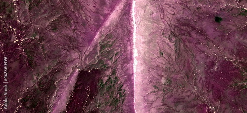 Fotografie the primordial light, abstract photography of the deserts of Africa from the air