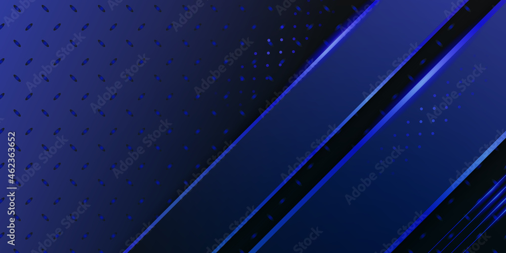 Modern dark blue metallic abstract 3d background with dynamic overlap layers and light decoration Modern dark blue metallic abstract 3d background with dynamic overlap layers and light decoration
