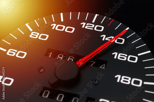 Cuadro en lienzo Car speedometer