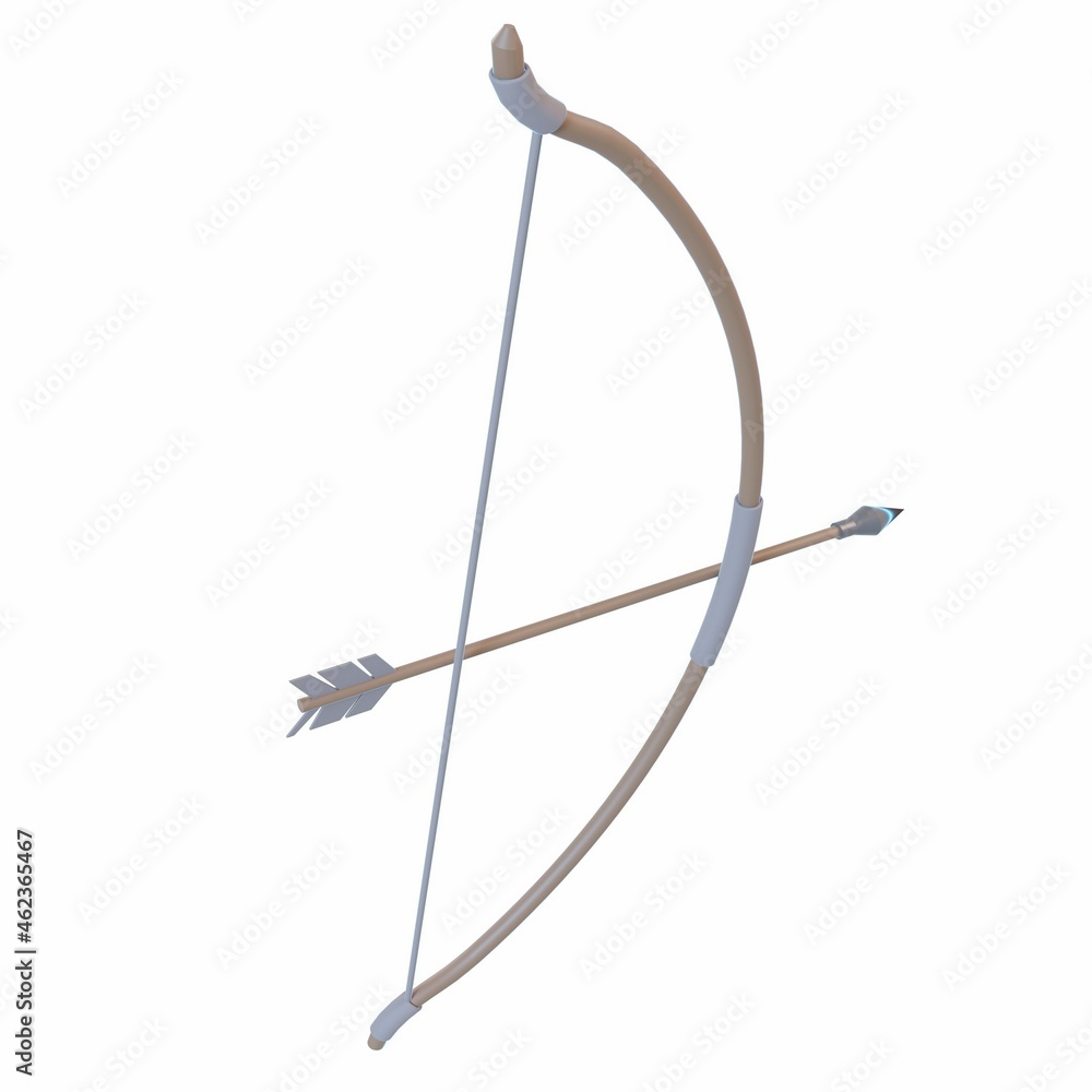 3D Archer Illustration