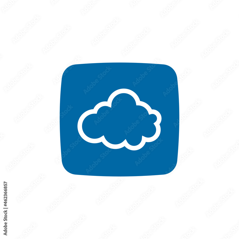 Home cloud data service company logo design Home cloud data service company logo design