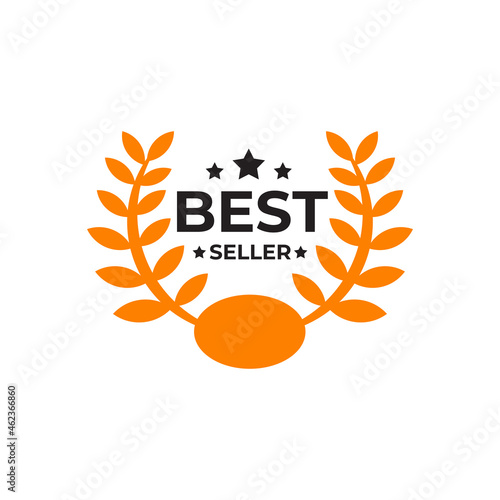 Best seller product emblem logo design