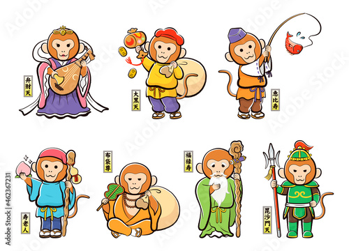 干支の七福神・さる
