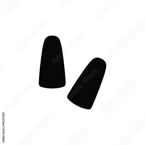 earplug icon vector ear plugs sign