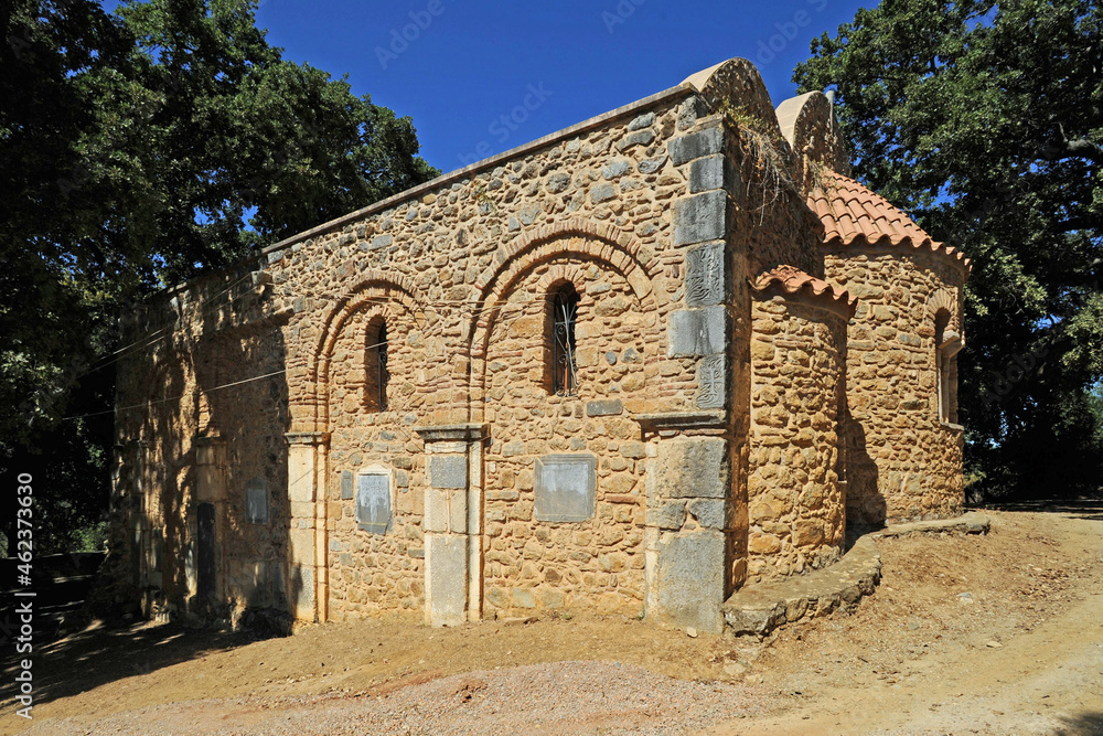 L'église Saint-Pantaléon près de Kastelli en Crète