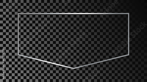 Wallpaper Mural Silver glowing frame Torontodigital.ca