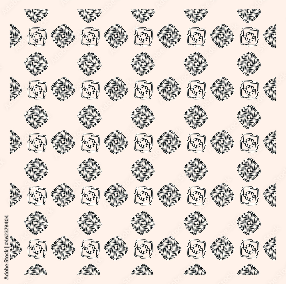 seamless pattern outline of abstract shapes seamless pattern outline of abstract shapes