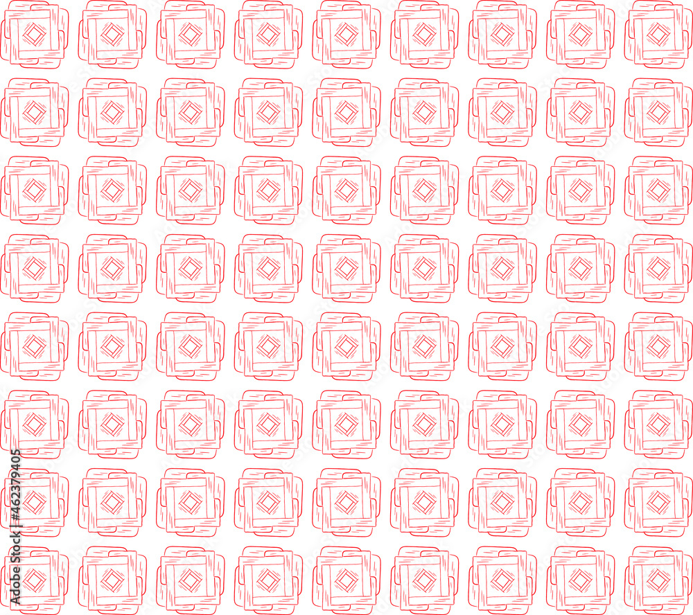 seamless pattern outline of abstract shapes seamless pattern outline of abstract shapes