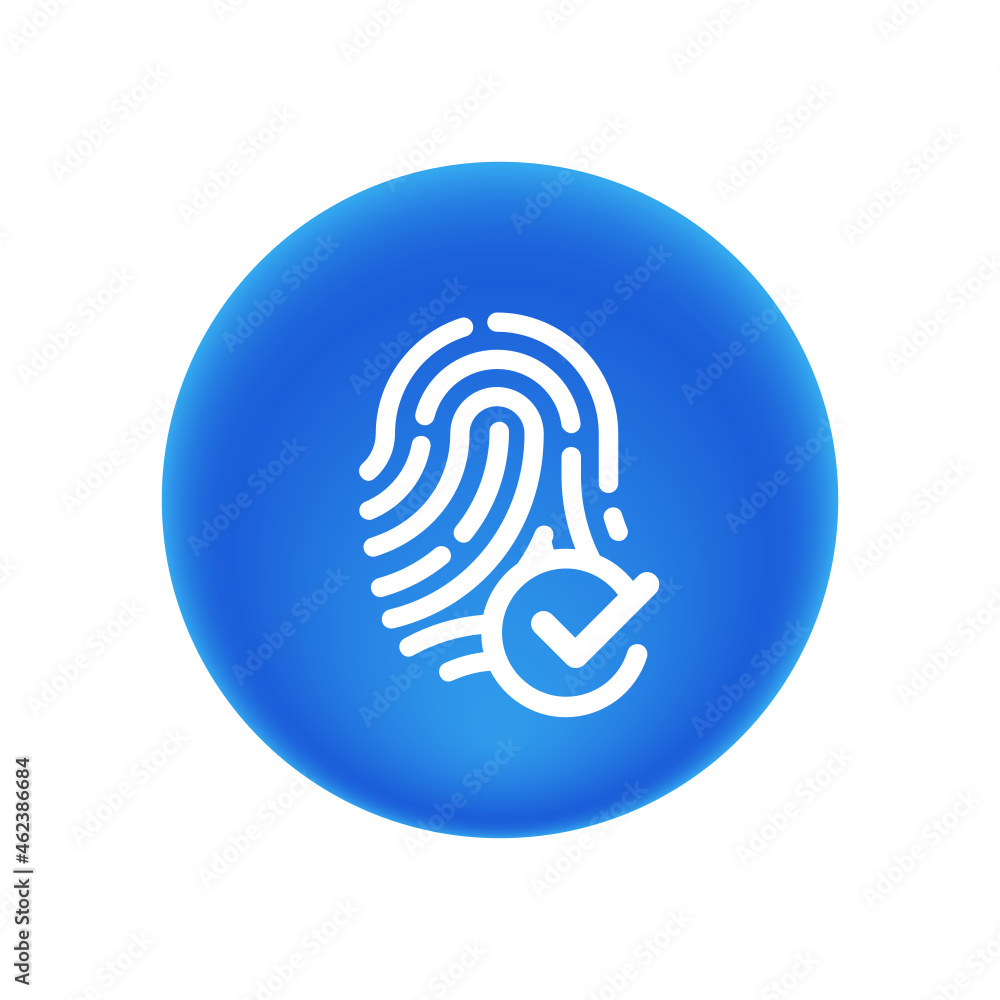 Verified Fingerprint - Sticker Verified Fingerprint - Sticker