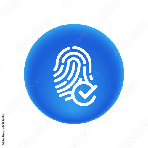 Verified Fingerprint - Sticker