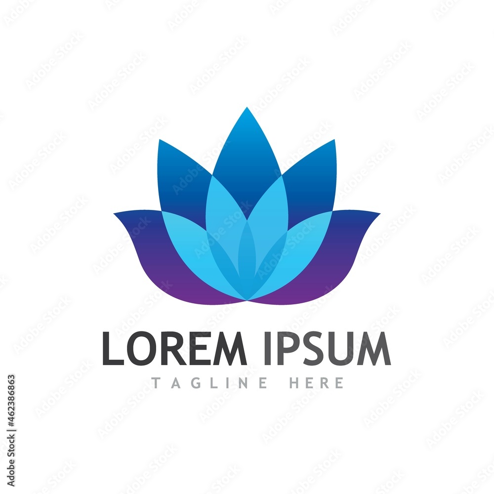 Beauty Vector lotus icon Beauty Vector lotus icon