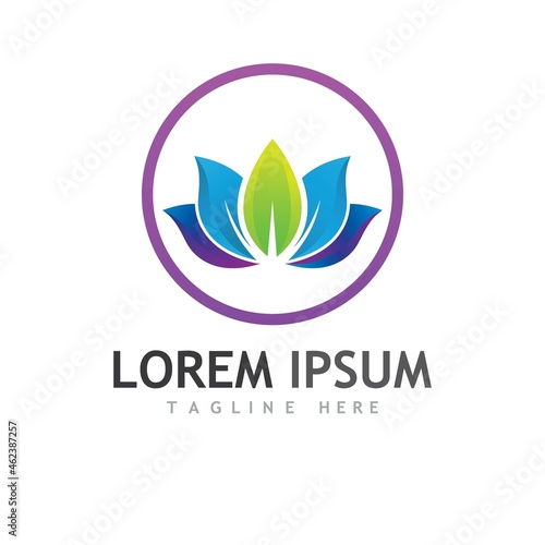 Free Download Beauty Vector lotus icon - GFXLoad