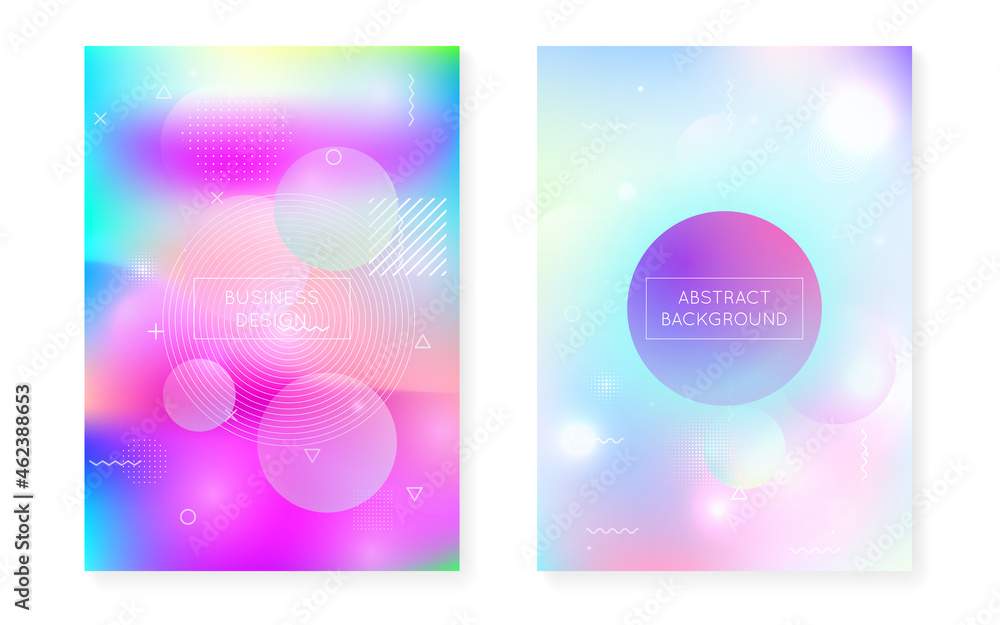 Hipster Pattern. Light Concept. Purple Retro Texture. Tech Pearlescent Magazine. Digital Shape. Trendy Dots. Simple Flyer. Hologram Design. Blue Hipster Pattern