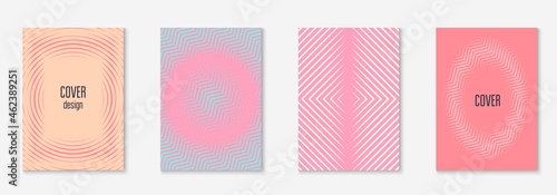 Wallpaper Mural Minimalist trendy cover with line geometric elements and shapes. Torontodigital.ca